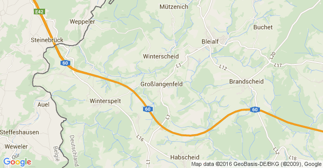 Karte Großlangenfeld