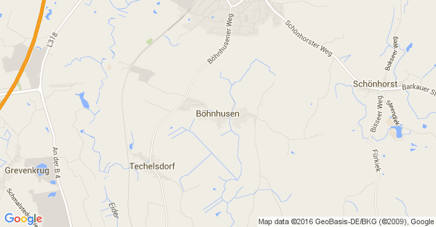 Karte Böhnhusen