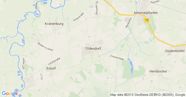 Karte Oldendorf Kreis Stade