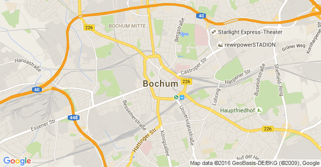 Karte Bochum