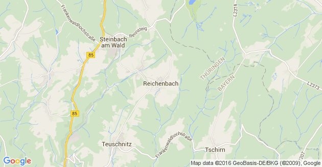 Karte Reichenbach Kreis Kronach