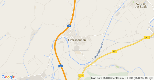 Karte Elfershausen