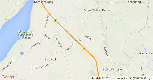 Karte Hemme