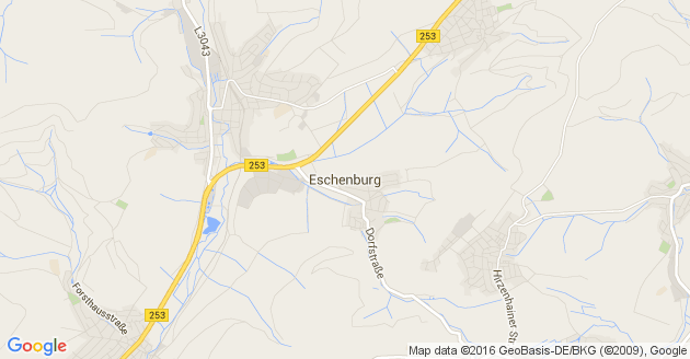 Karte Eschenburg