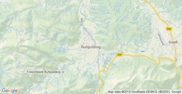 Karte Ruhpolding