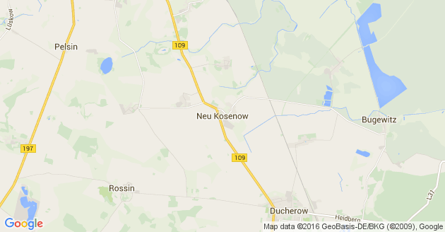 Karte Neu Kosenow