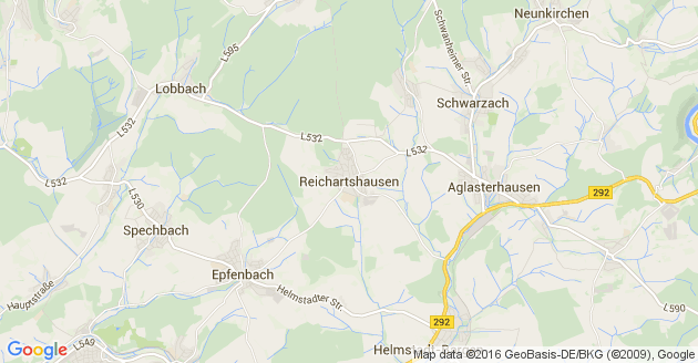 Karte Reichartshausen in Baden