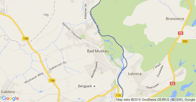 Karte Bad Muskau