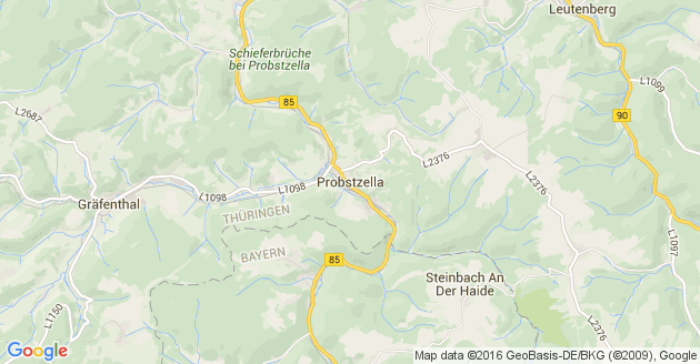 Karte Probstzella