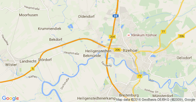 Karte Heiligenstedten