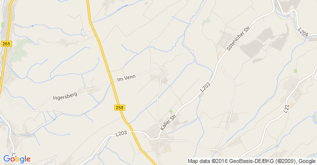 Karte Schleiden in der Eifel