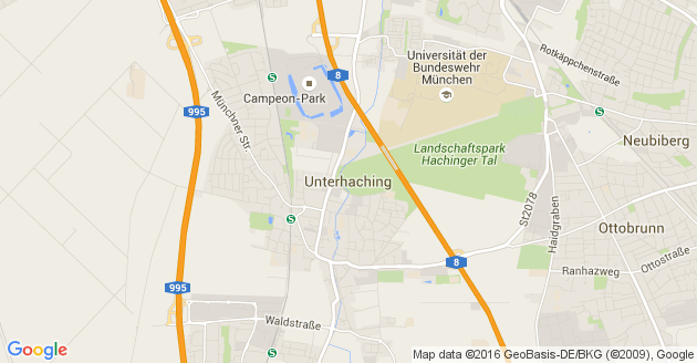 Karte Unterhaching           