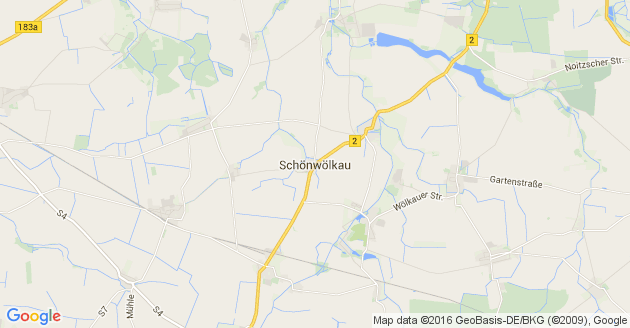 Karte Schönwölkau