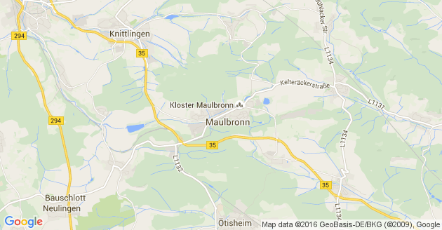 Karte Maulbronn