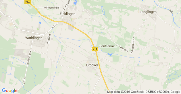 Karte Verden an der Aller