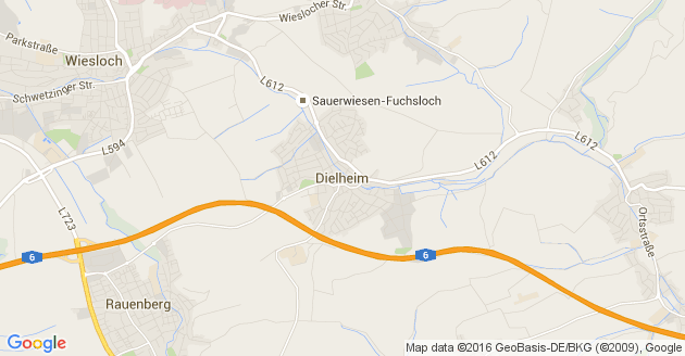 Karte Dielheim