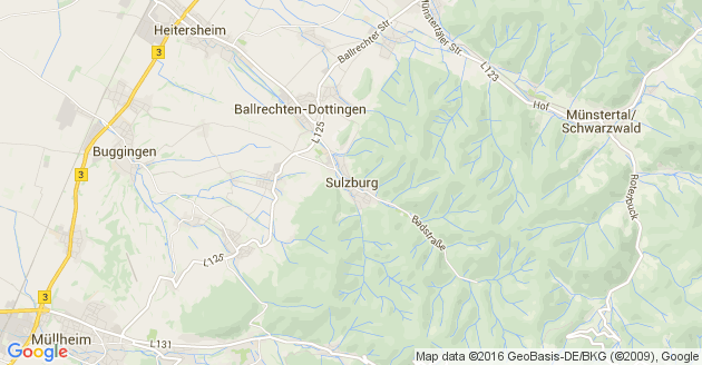 Karte Sulzburg