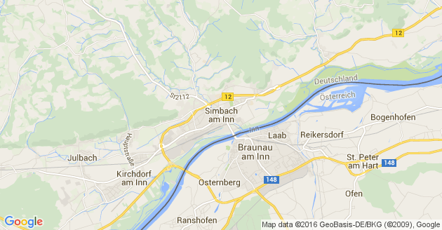 Karte Simbach am Inn
