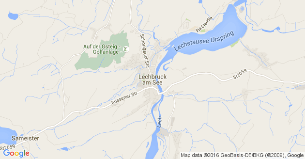 Karte Lechbruck am See