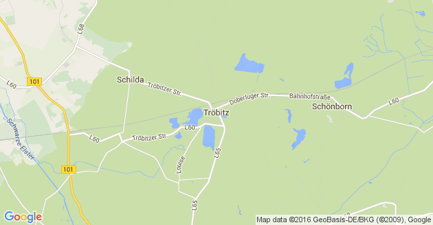 Karte Tröbitz
