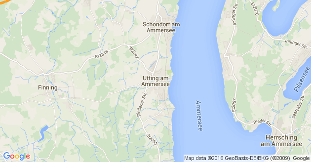 Karte Utting am Ammersee     