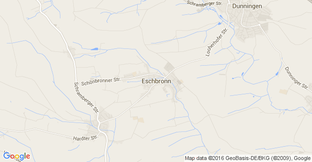 Karte Eschbronn in Württemberg