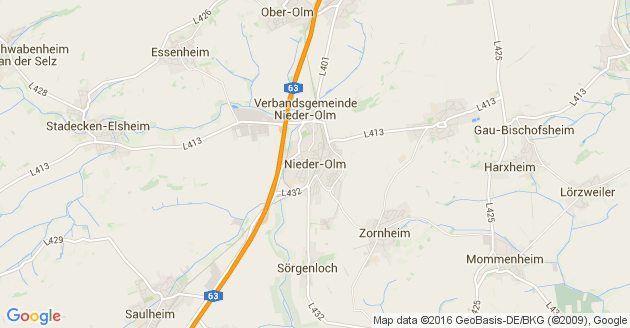 Karte Nieder Olm