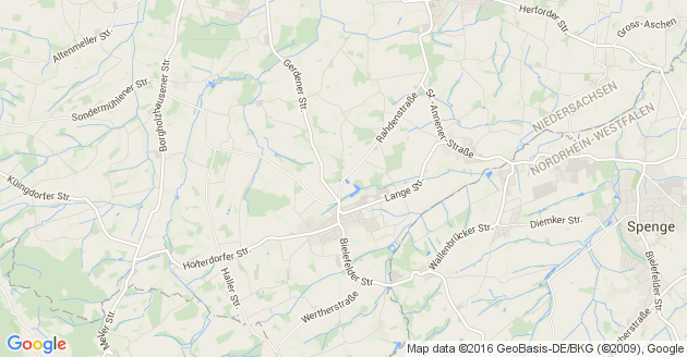 Karte Rahden in Westfalen