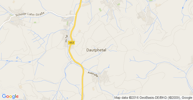 Karte Dautphetal