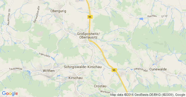 Karte Großpostwitz in der Oberlausitz