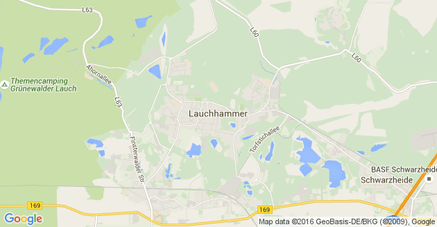 Karte Lauchhammer