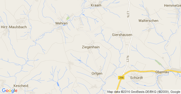 Karte Ziegenhain im Westerwald