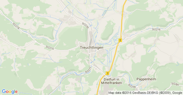 Karte Treuchtlingen