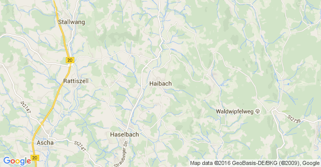 Karte Haibach in Niederbayern