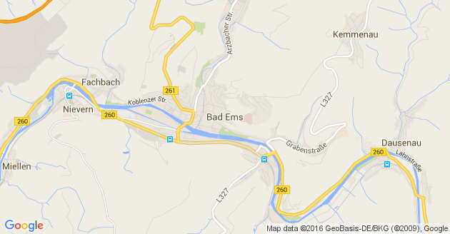 Karte Bad Ems