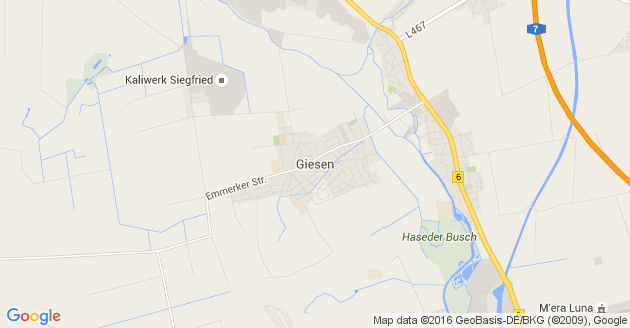 Karte Giesen bei Hildesheim