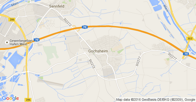 Karte Gochsheim
