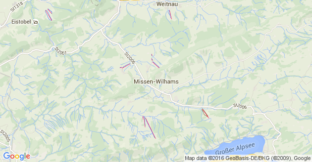 Karte Missen Wilhams