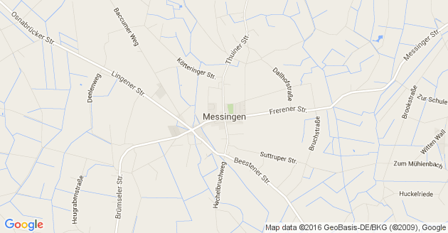 Karte Messingen