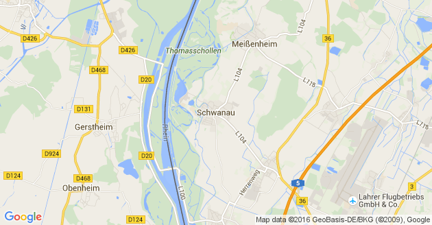 Karte Schwanau