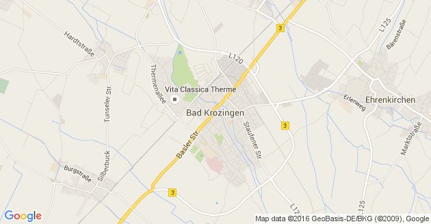 Karte Bad Krozingen