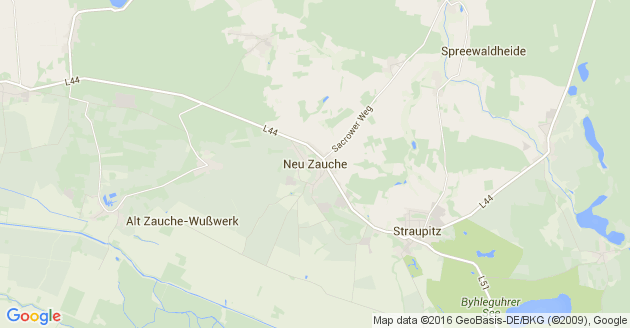 Karte Neu Zauche