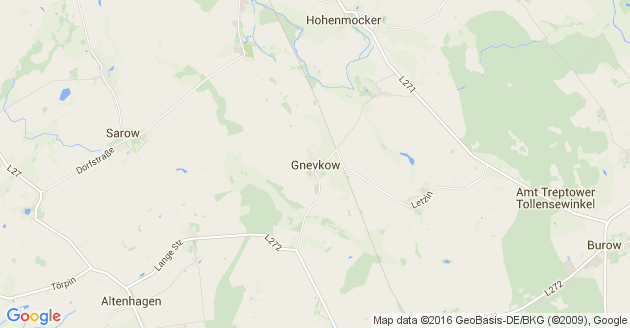 Karte Gnevkow