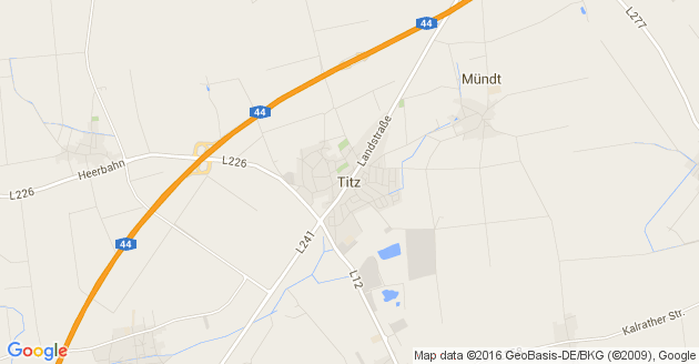 Karte Titz
