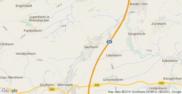 Karte Saulheim