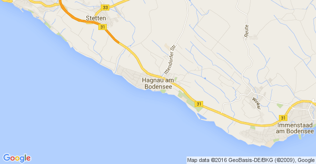 Karte Hagnau am Bodensee