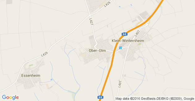 Karte Ober Olm