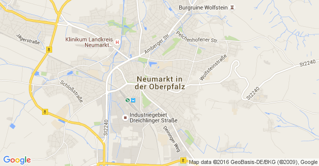 Karte Neumarkt in der Oberpfalz