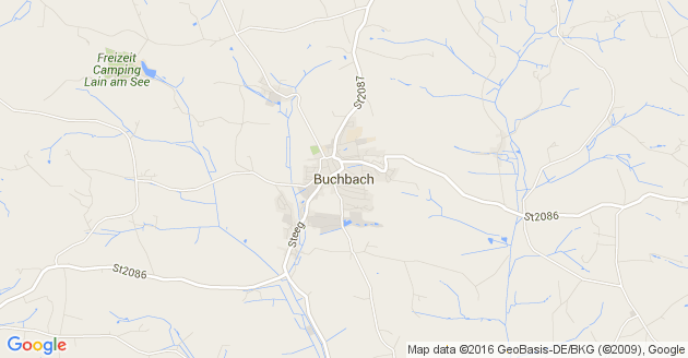 Karte Buchbach in Oberbayern