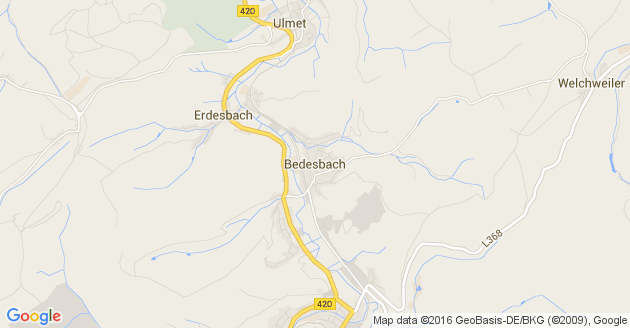 Karte Bedesbach